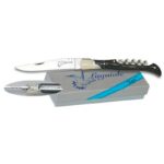 Laguiole White and Black Mikarta c/Saca-Rolhas-0