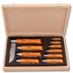 Coleção Opinel Cx de Madeira com 10 canivetes-0
