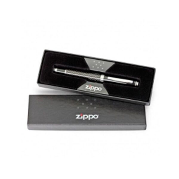 Zippo Brushed Chrome Ball Point Pen - Silver-4744