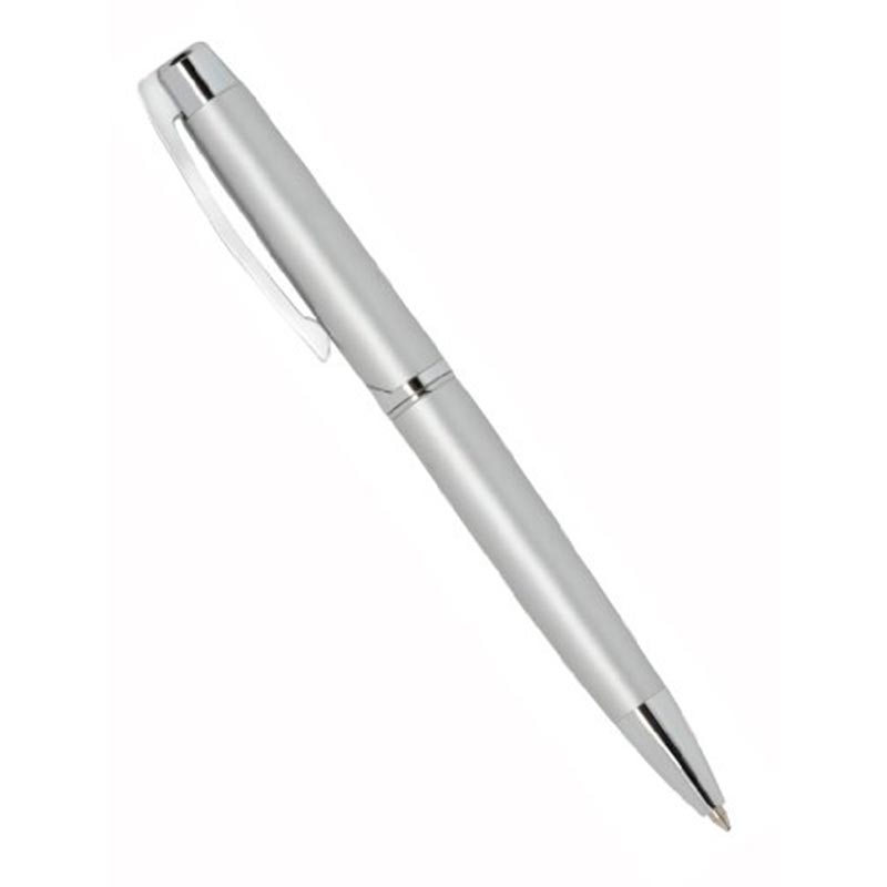 Zippo Brushed Chrome Ball Point Pen - Silver-0 Zippo Brushed Chrome Ball Point Pen - Silver-0