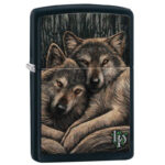 ZIPPO "Lisa Parker 2Wolfs Snuggling"-0
