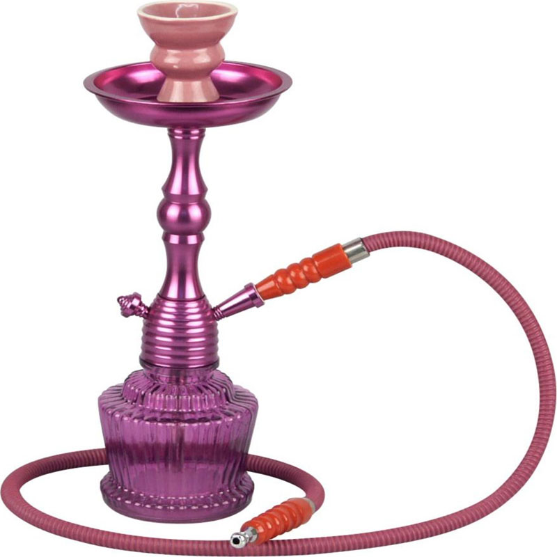 Shisha "Abi" Aluminium purple 37cm-0 Shisha "Abi" Aluminium purple 37cm-0