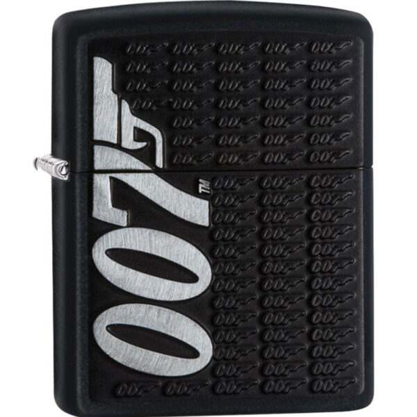 ZIPPO black matte emblem "007" 60004297-0