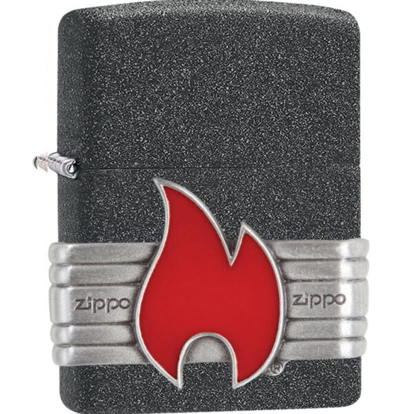 ZIPPO Iron Stone Embleme "Zippo Flame" 60004309-0
