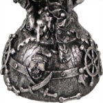 Shisha W.P. "Pirate" silver 2T 32cm-8900
