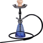 Modern-Shisha "Sia" Blau 52cm-0