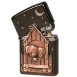 ZIPPO Ebony Plakette "Trick Doghouse"-9178