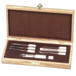 Pipe service set in wooden box-0