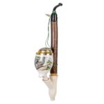 Gesteckpfeife Porzellan Jagdmotive 33cm
