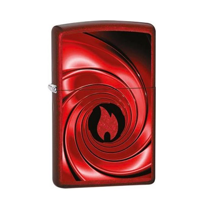 ZIPPO-Candy-Apple-rot-color-Red-Swirl-Design-60005302 ZIPPO Candy Apple Rot Color Red Swirl Design 60005302 - Image 1