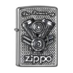 ZIPPO Plakette The Power of V Motor