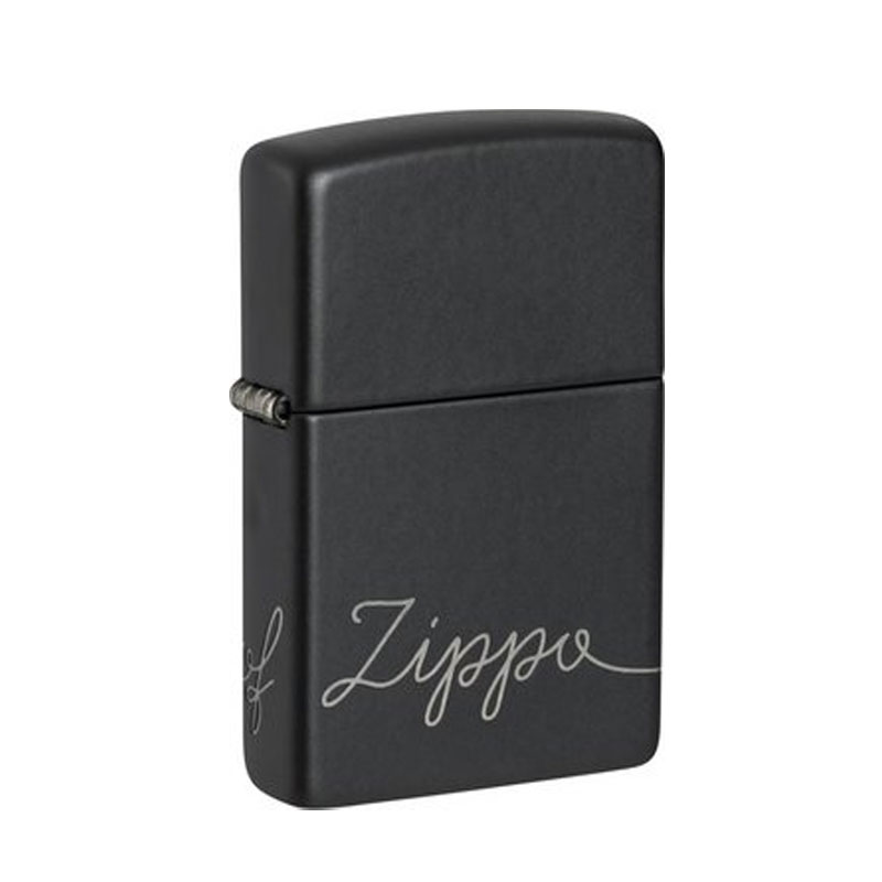 ZIPPO-schwarz-gelasert-Zipp ZIPPO Preto Gelasert 60006982 - Image 1