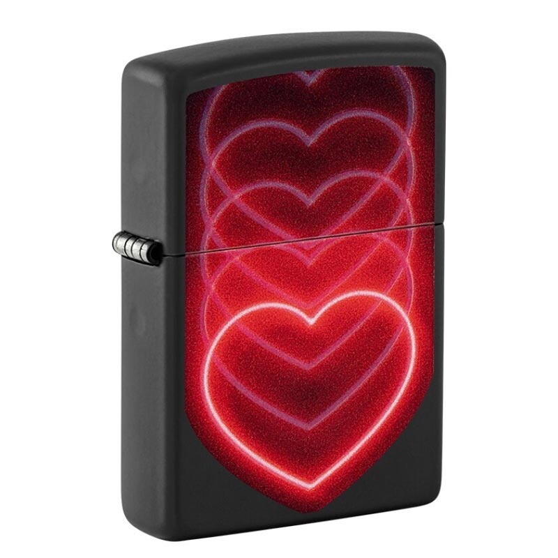 ZIPPO-RETRO-ROJO-METALICO-60005945 ZIPPO Retro Metalico Love 60005945 - Image 1