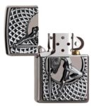ZIPPO Black Ice Emblem Dance Girl 2007809 - Image 2