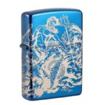 ZIPPO High Polished Blue Atlantis Desing 60006844