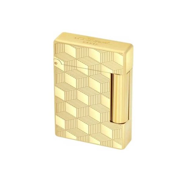 DUPONT Initial Square Gold color flint 020841