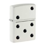ZIPPO White matte color Domino 60007164