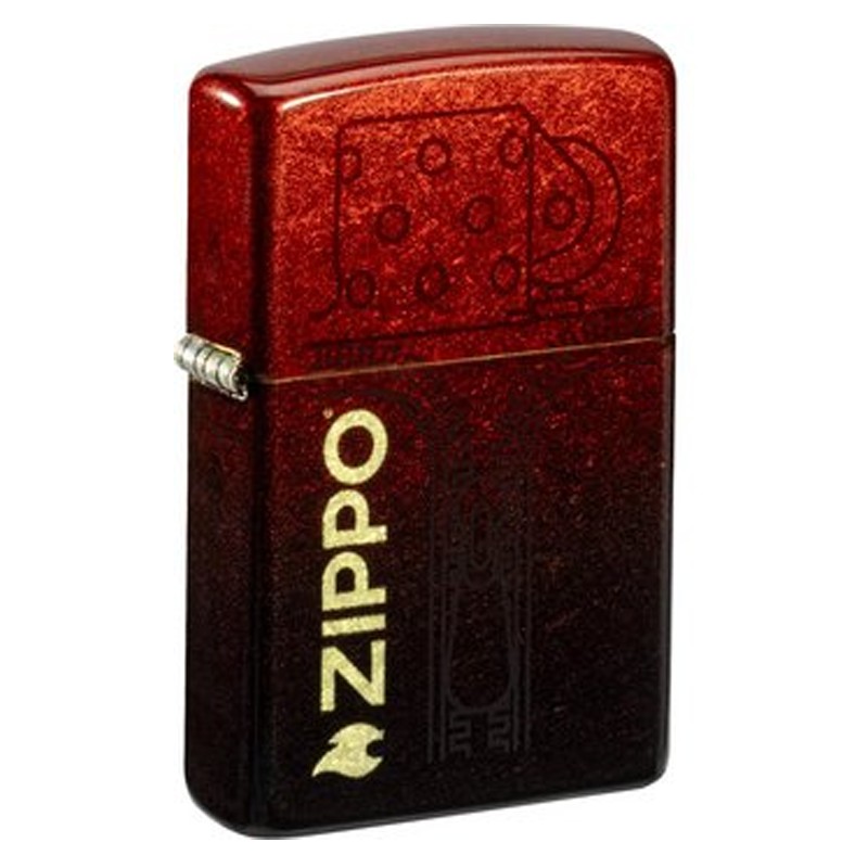 ZIPPO-Fusion-540-gelasert-F ZIPPO Fusion 540° gelasert Founders Day 60007195 - Image 1