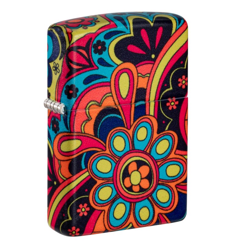 ZIPPO-color-540-Flower-Powe ZIPPO color 540° Flower Power 60007172 - Image 1