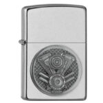 ZIPPO street chrome Emblem "Motor"