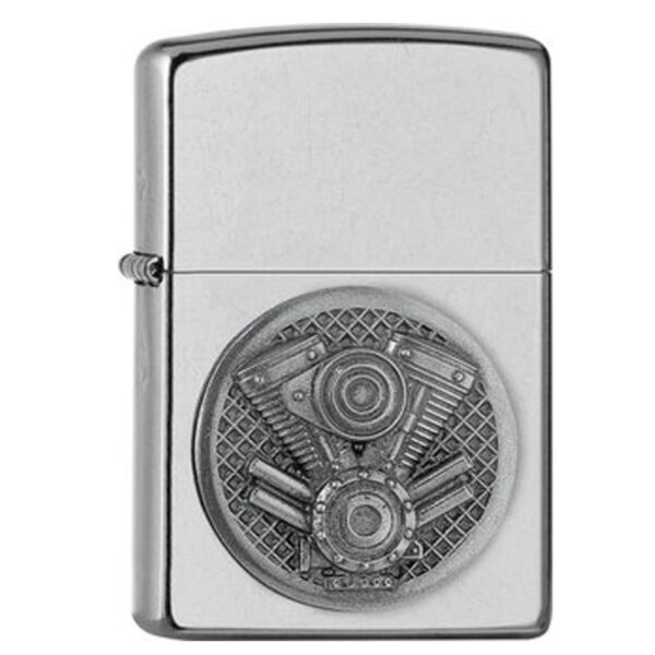 ZIPPO street chrome Emblem "Motor"