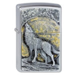 ZIPPO Wolf at Moonlight 2003038