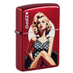 ZIPPO Candy Apple red color Vintage Pinup 60007242