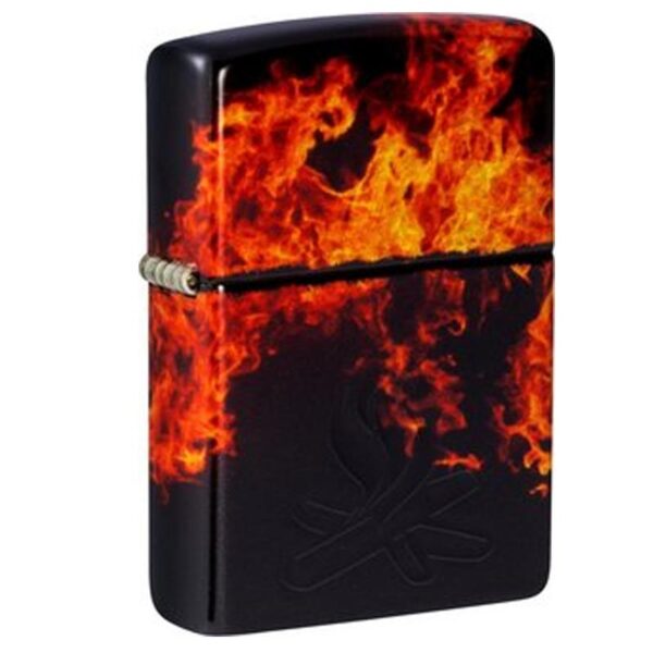 ZIPPO Tumbled Brass 540 Fusion Campfire Design 60007300