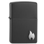 ZIPPO 218 Negro Emblema Cromo 2007966