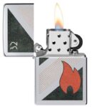 ZIPPO Vintage chrom pol. col. Zippo 32 Flame 60006603 - Image 2