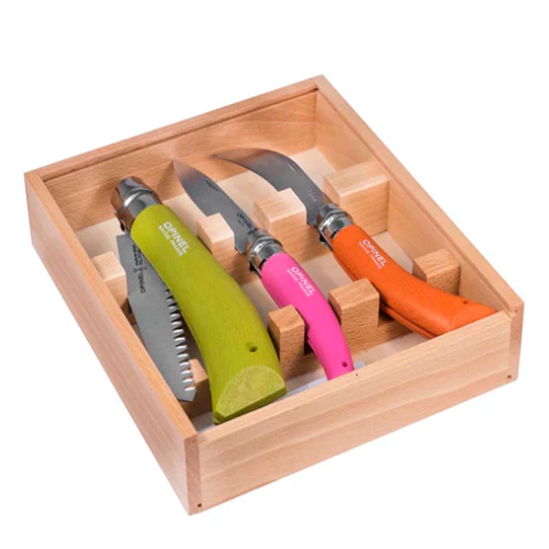 Opinel-Garden-Trio-Kit Opinel Garden Trio Kit - Gift Box - Image 1