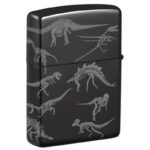 ZIPPO Ébano Gravado Laser Esqueletos Dinossauro 60007083 - Image 3