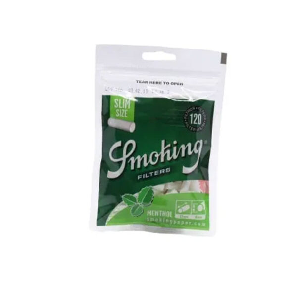 Filtros Smoking Mentol Slim 6mm