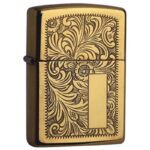 ZIPPO Messing Poliert Gelasert Venezia 60000814