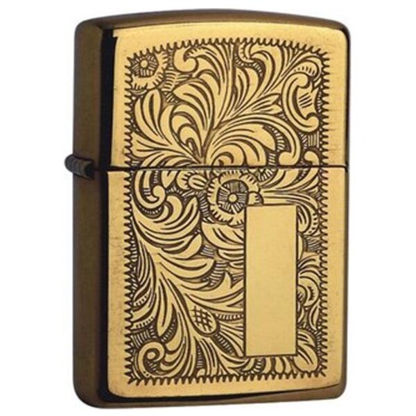 ZIPPO Messing Poliert Gelasert Venezia 60000814