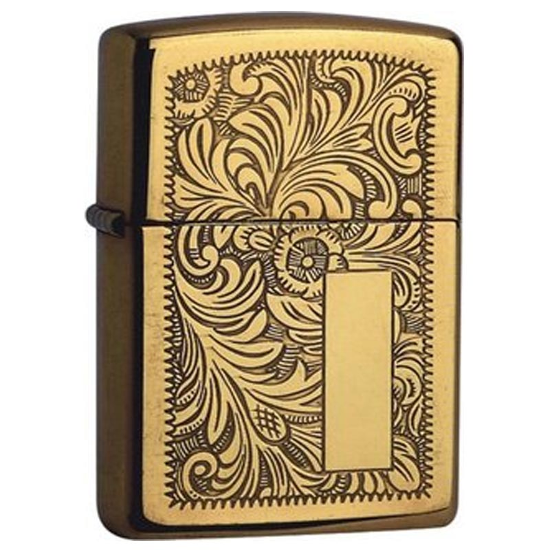 ZIPPO-messing-poliert-gelasert-Venezia-60000814 ZIPPO Messing Poliert Gelasert Venezia 60000814 - Image 1