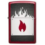 Zippo Fire Plate Flame Design