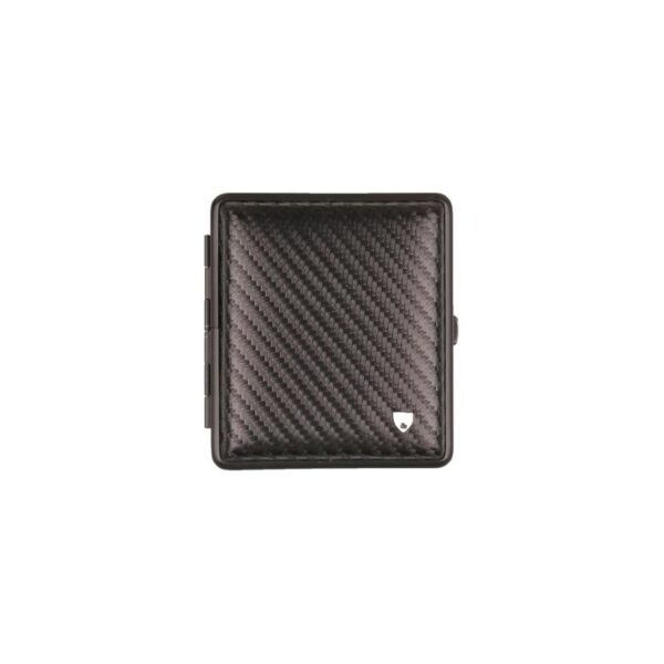 Cigarreira Vom Hofe Moldura Couro Carbono