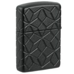 ZIPPO Preto Armor Case Cristal Padrão Diamante 60007452 - Image 3