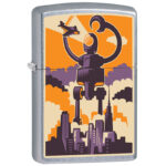 Zippo Retro Robot Design
