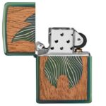 ZIPPO Emblema Madeira Chama Ambos os Lados 60004754 - Image 2