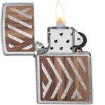 ZIPPO Herringbone Swep Emblema de nogueira em ambos os lados 60004582 - Image 2