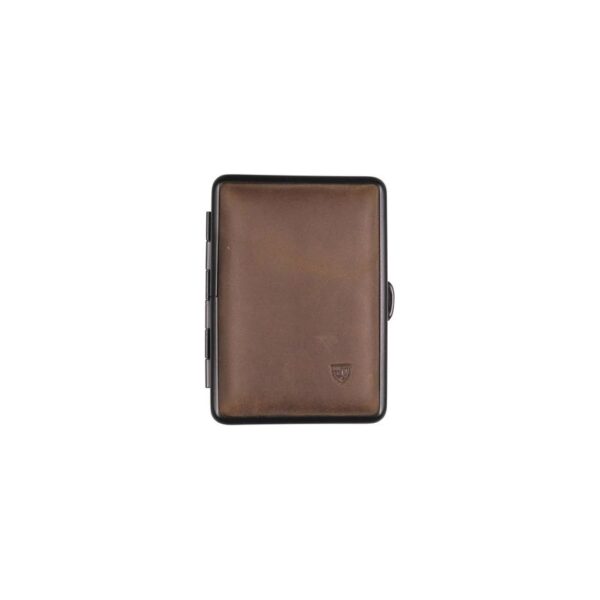 Cigarreira vH Soft - Pele Marrom Escuro 14e