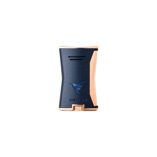 Isqueiro COLIBRI Slim Marinho Dourado