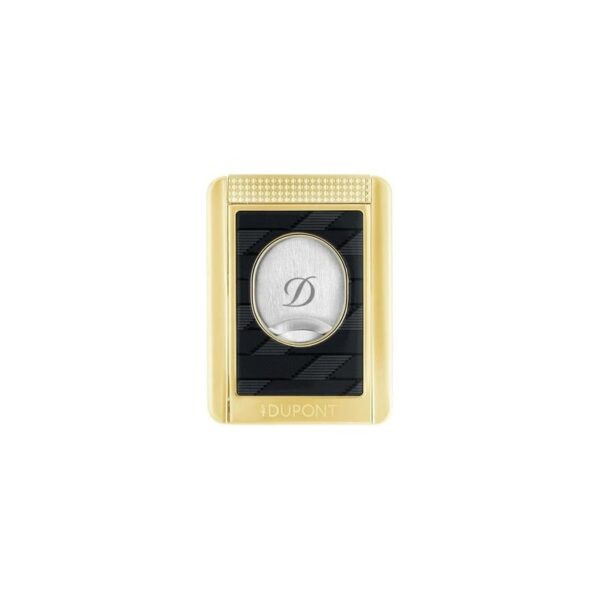DUPONT Cortador Charutos Monograma Dourado e Preto 003479