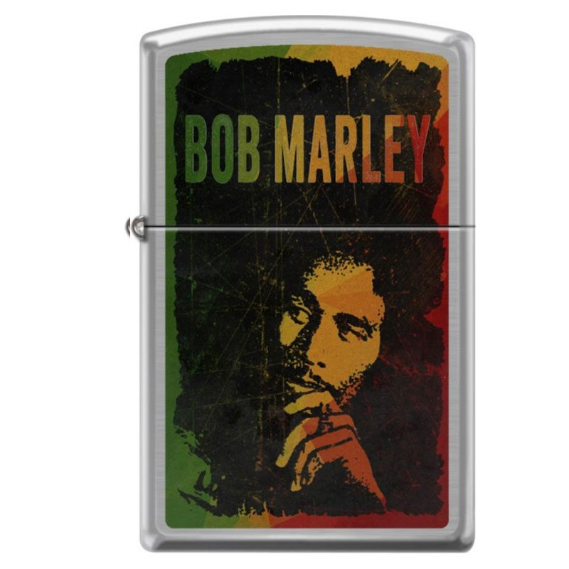 Bob-Marley-Thinking-6000760 ZIPPO Bob Marley Thinking 60007608 - Image 1