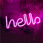 Letreiro de parede LED Neon hello - Image 2