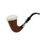 Cachimbo Calabash Anel em Prata