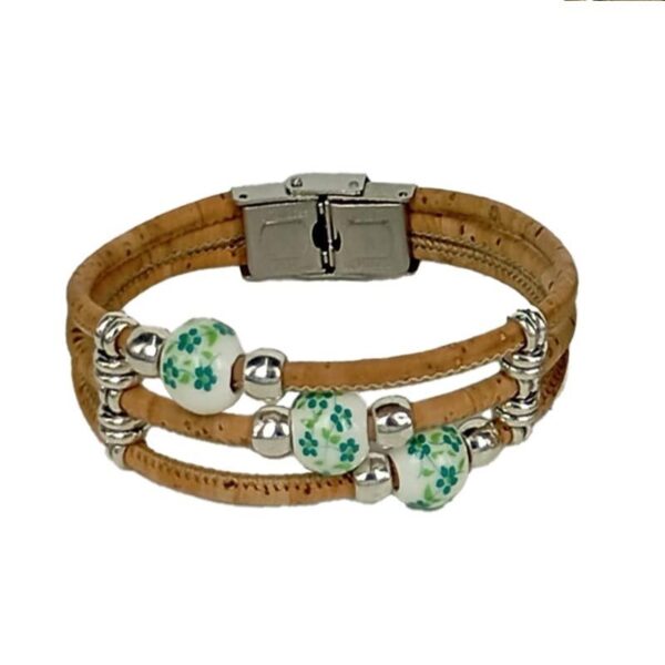 Pulseiras Cortiça 3 Fios
