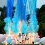 Disparo de Fumos Azul ou Rosa - Chá de Revelação